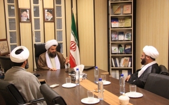 دیدار و گفتگوی رئیس کنگره مسلمانان در آمریکا با حضرت آیت الله هادوی تهرانی